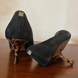 Coach Zoee black suede pump 8.5